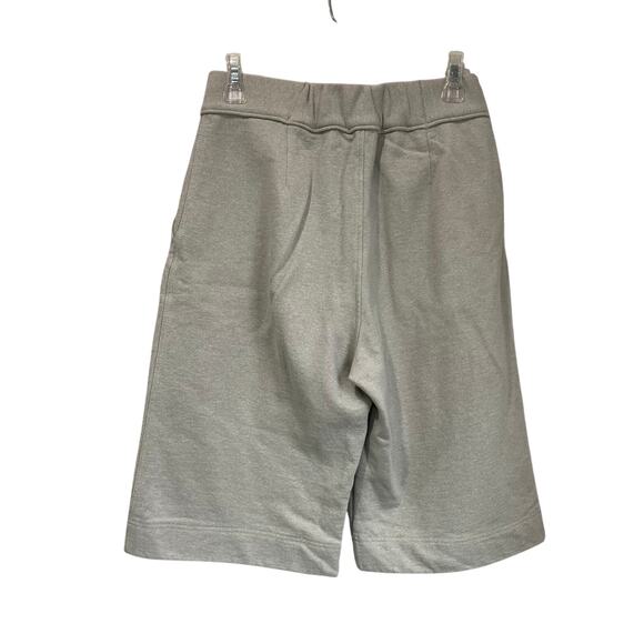 COS Linen Cotton Blend Wide Leg Cropped Shorts Minimalist Neutral Sz EUR XS - Picture 3 of 7